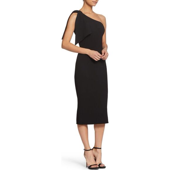 DRESS THE POPULATION TIFFANY ONE SHOULDER DRESS NWT IN STORES RETAIL $148 SZ XL - Picture 5 of 5